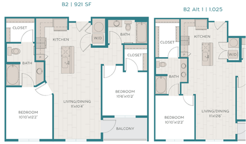 B2 Alt 1 floorplan